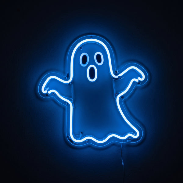 Ghostlight — Neon Ghost Wall Sign — alternate