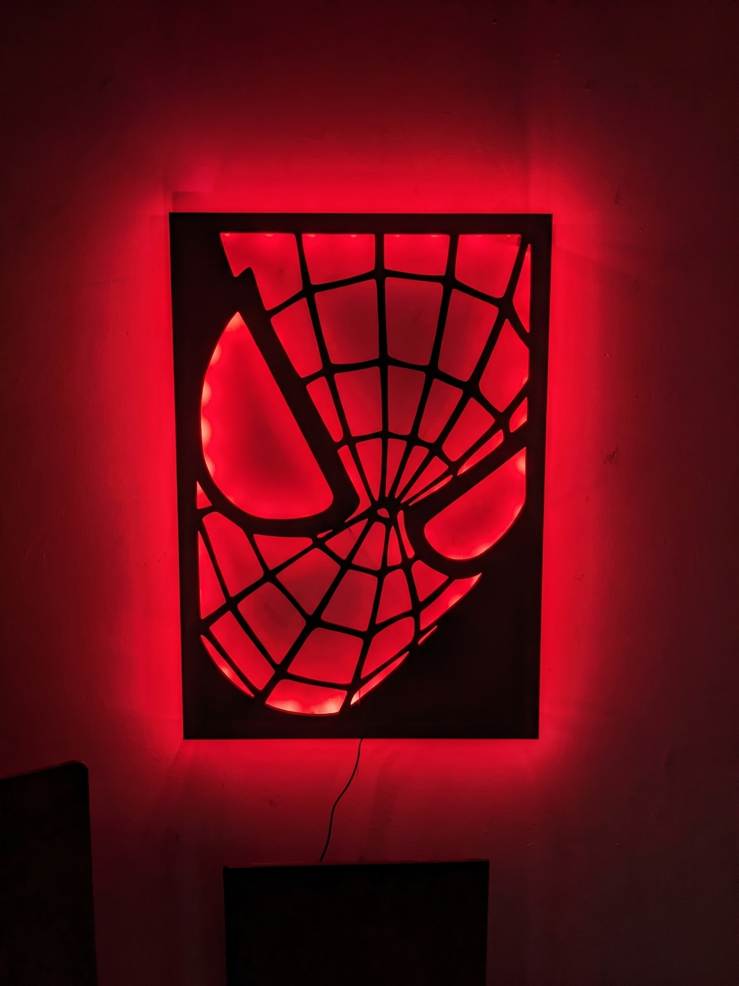 Crimson Crawler Wall Art