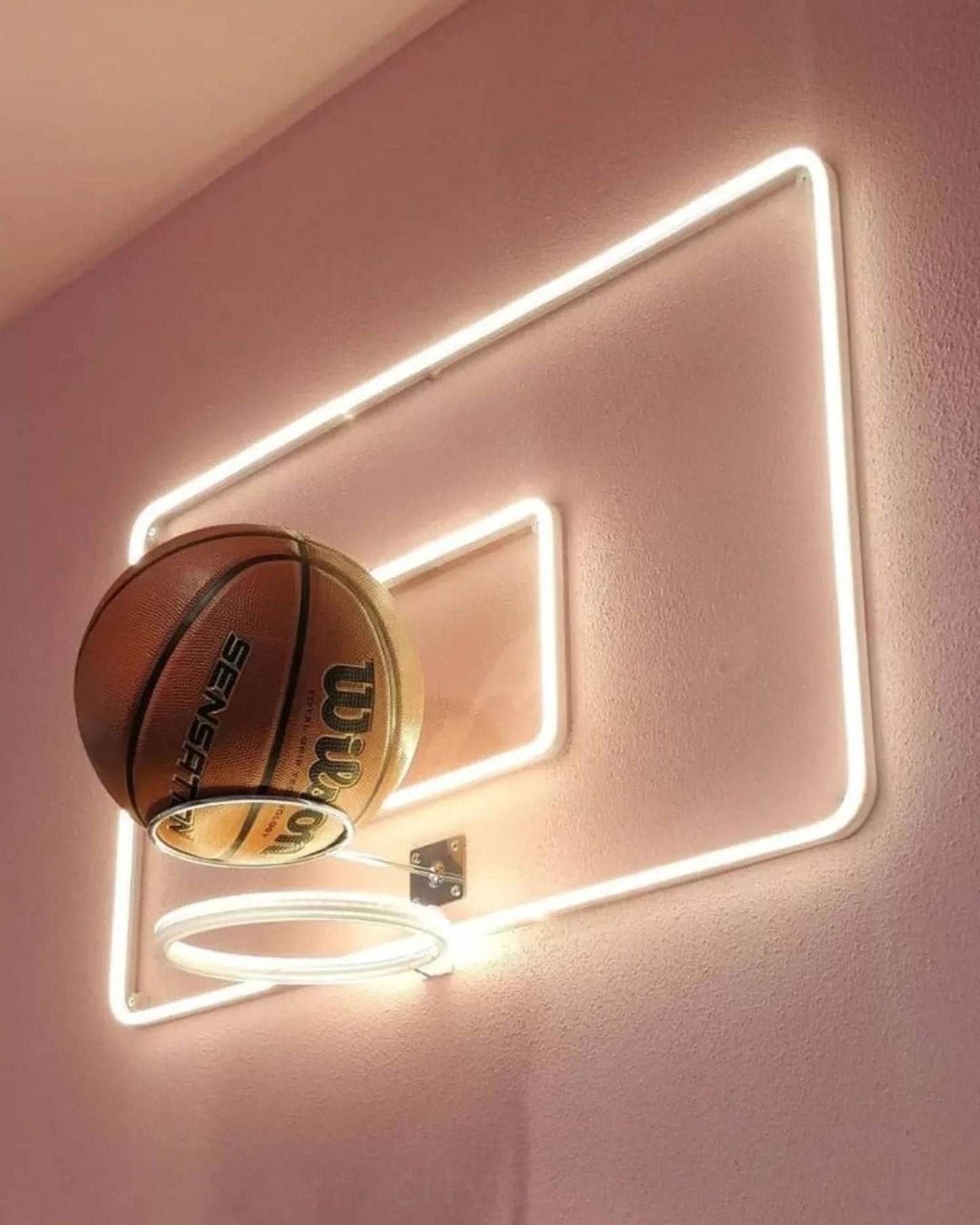 Neon Basketball Hoop