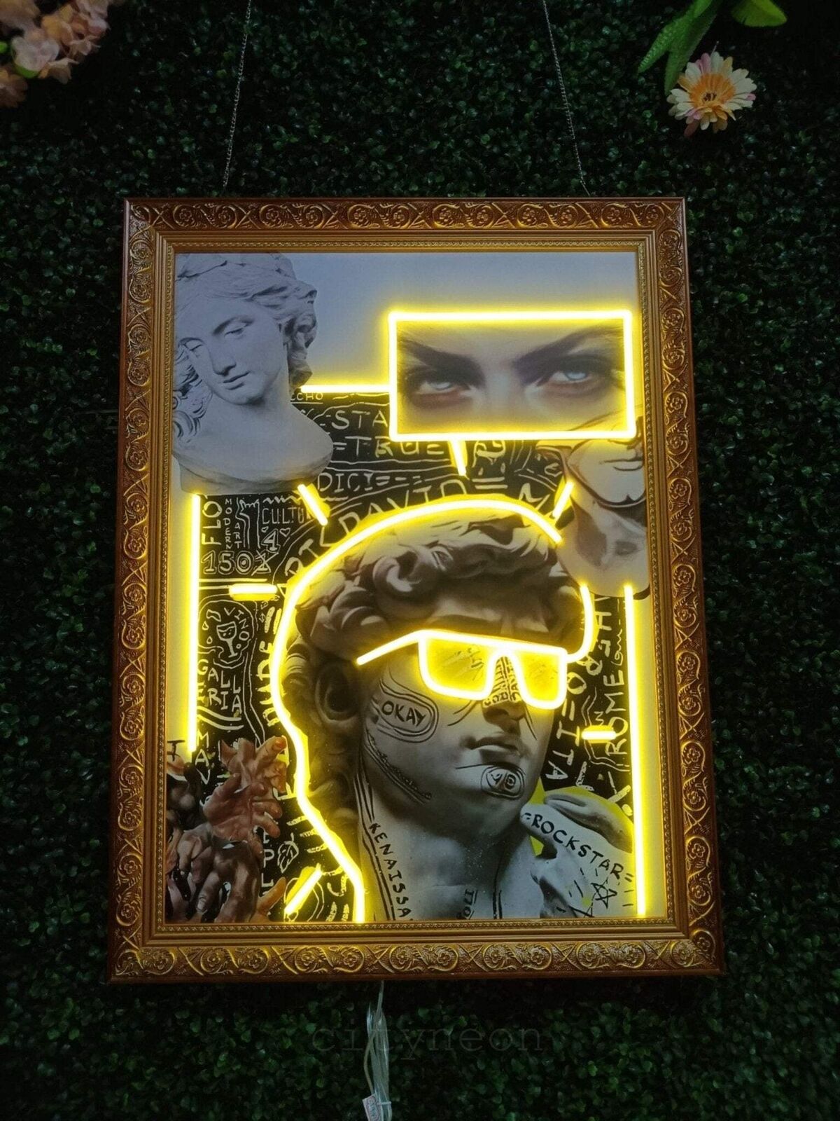 David Neon Painting