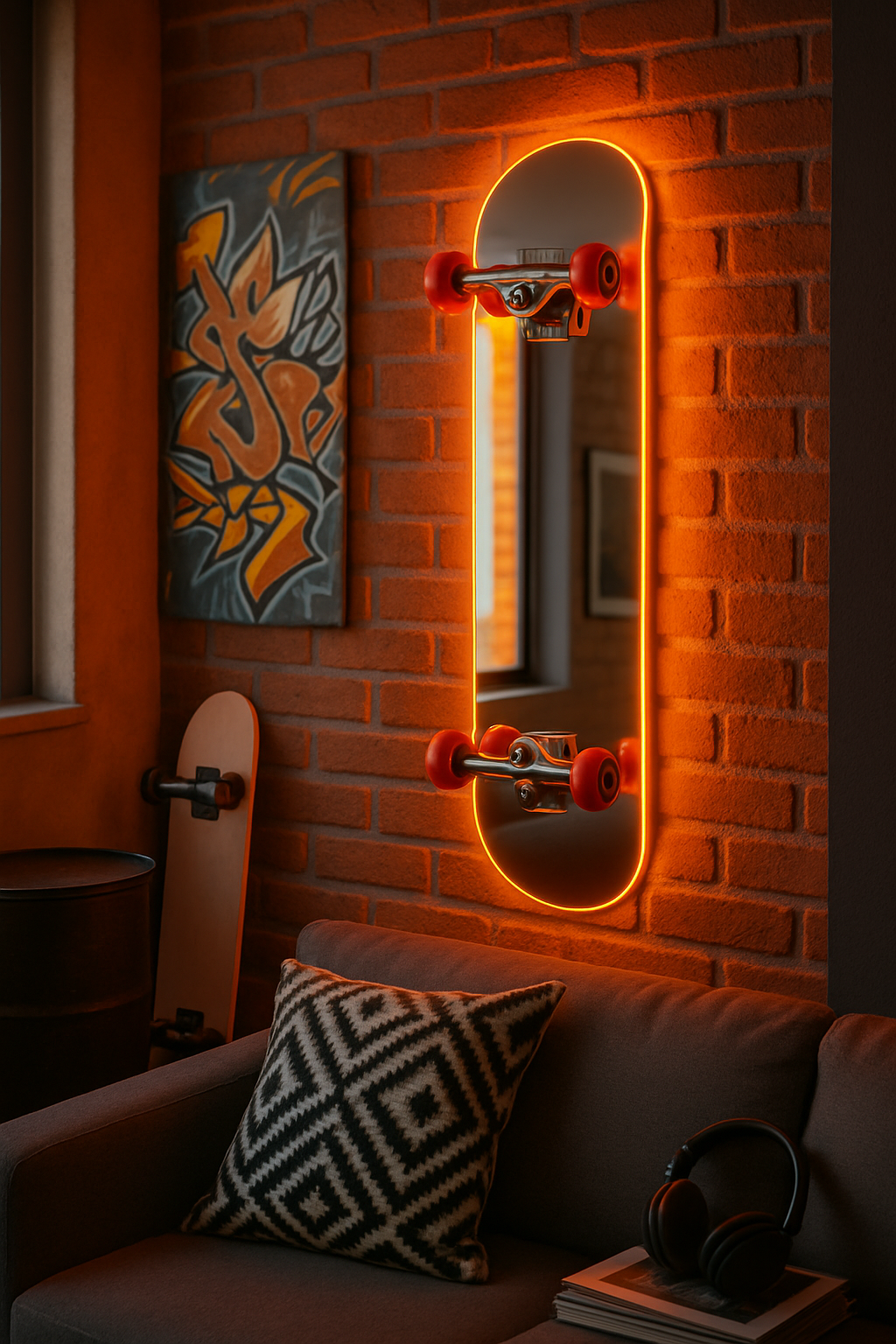 Skateboard Mirror