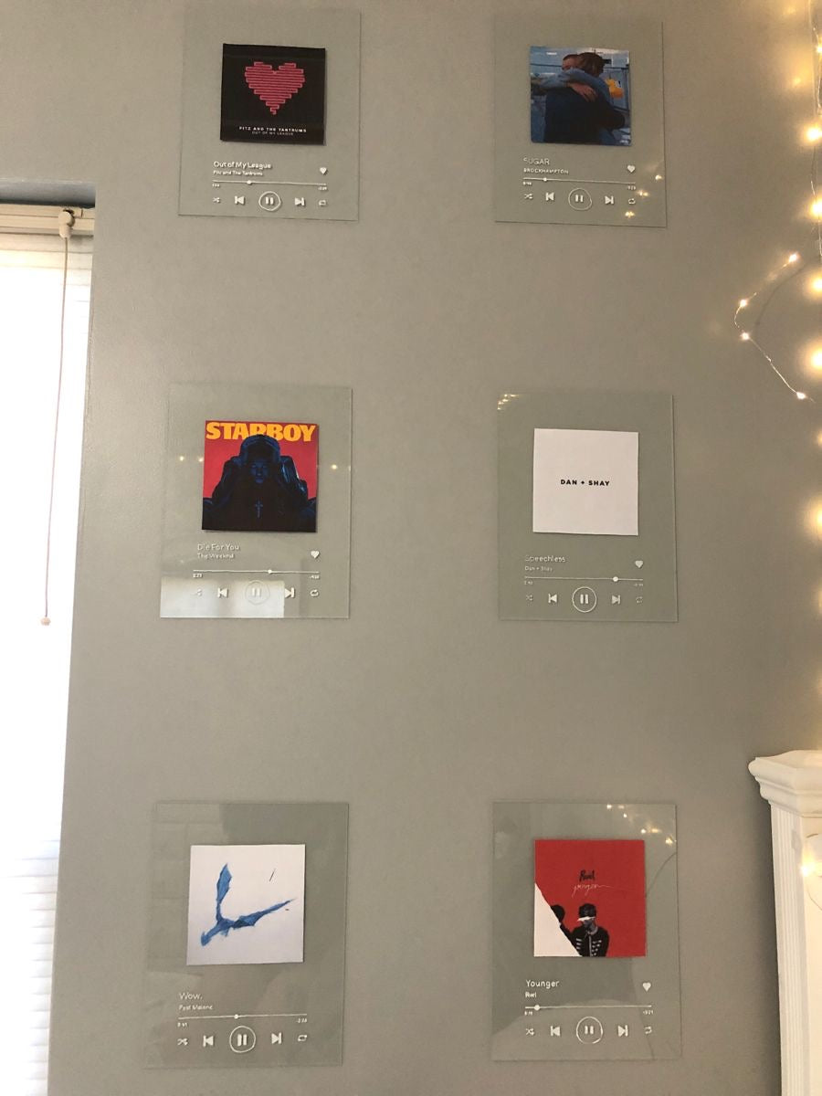 Spotify Song Plaque