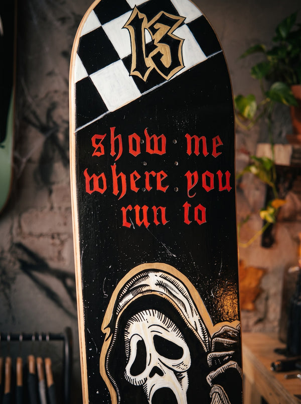 Phantom — Halloween Skateboard Deck Wall Art — alternate