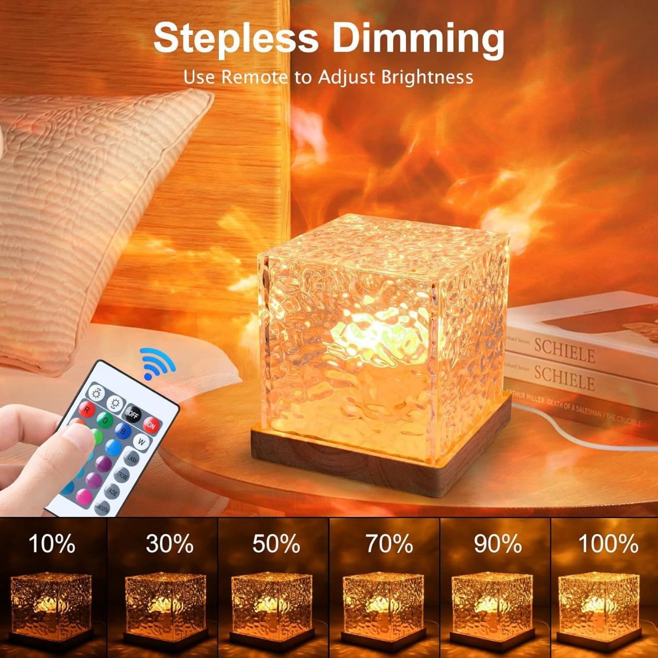 Crystal Cube Lamp