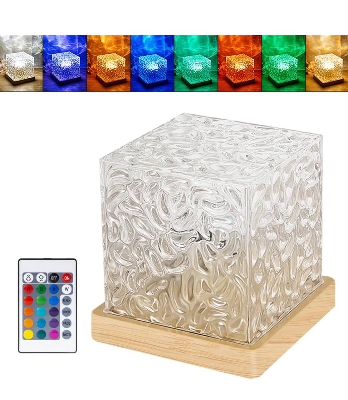 Crystal Cube Lamp