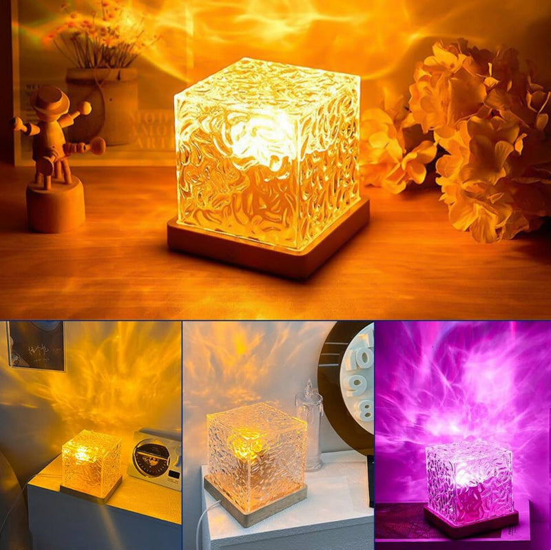 Crystal Cube Lamp