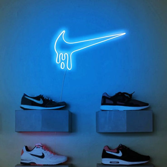 Dripping Swoosh Neon Sign