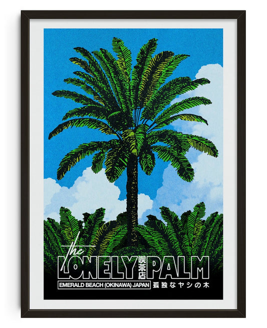 Lonely Palm Poster
