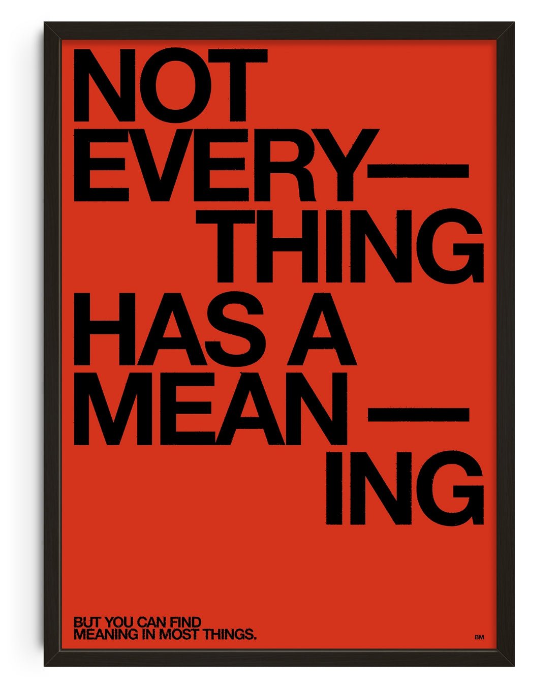 Meaning Poster